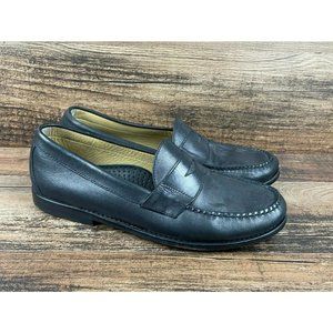 SOLD- BROOKS BROTHERS Black Slip-On 11